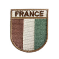 Écusson brodé de la Force spéciale militaire Nationale, écusson brodé français