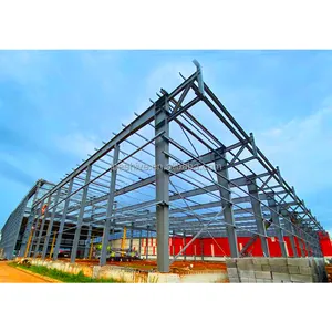 بناء هيكل فولاذية مصنعة في الصين ، مستودع سقيفة مسبق الصنع للبيع ، بناء