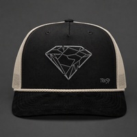 Casquette Trucker 5 Panneaux Vintage Personnalisée avec Broderie, Visière en Mousse et Filet, Style Urbain Chicano Côte Ouest, Vente en Gros