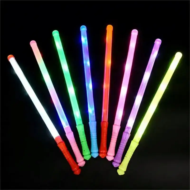 YYPD decorazione per feste 48CM 30 pezzi Glow Stick Led Rave luci da concerto accessori per bastoncini luminosi al Neon giocattoli nel buio allegria