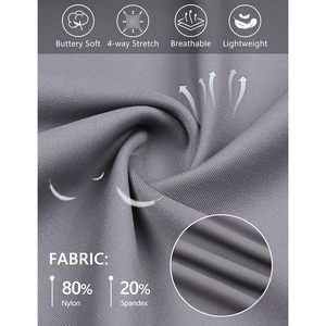 Pantalon de jogging taille haute pour femme, anti-humidité, pour entraînement, course, gym, randonnée, avec poches, gris - Product Image 6