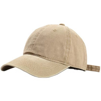 Topi Baseball Unisex Vintage Sporty Oxford 6 Panel Katun Motif Dot/Buah Leopard, Dapat Disesuaikan, Tanpa Struktur, Model Dad Hat, Cocok untuk Kuncir Kuda Tinggi, Logo Custom