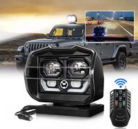 Lampe de recherche Led 60w 500lm avec télécommande sans fil 2 modèles de Spot Led tout-terrain haute Performance Led Spot Drivig Light