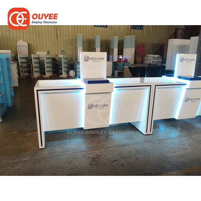 Customized Mobile Store Fit Out Retail Design Service Electronics Retail Solution Multi Tier Display Unit