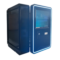 Quiosco de autoservicio de Banco de inserción de monedas para colgar en la pared interior de alta calidad con función SDK y función de pantalla táctil