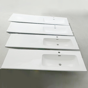Lavabo sanitario di grandi dimensioni con mobiletto e consolle per bagno, lavanderia, pavimento, soggiorno, lavabo commerciale - Product Image 3