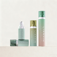Flacon pompe sans air pour cosmétiques OEM, 15-50 ml, cylindre en PP, écologique, anti-fuite, pour sérum, shampoing, crème, lotion, emballage pour soins de la peau