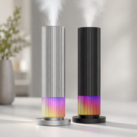 Diffuseur d'arômes sans eau à commande à distance, design élégant, 7 couleurs, aromathérapie à domicile, huiles essentielles, diffuseur d'arômes en forme de tour
