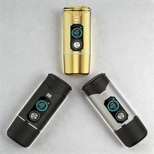 Nuevo diseño Mini 24K Real Gold Aluminio Electric Hookah Head Recargable 15000mAh Aluminio TFT Pantalla Caja de regalo para uso en automóvil - Product Image 4