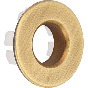 Jutye Penutup <span class=keywords><strong>Overflow</strong></span> Bulat untuk Rumah, Pusat Perbelanjaan, Hotel, Aksesoris Wastafel (Emas) Luapan Wastafel - Product Image 6