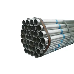 Fabricação Fábrica Galvanizado Tubo De Aço Carbono Tubo De Aço GI De 1,5 Polegadas Tubo De Aço Galvanizado