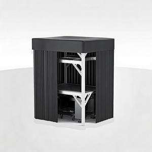 LBTEK SCW4012-HPR Cortina de Protección contra la Luz, Plataforma Óptica, Cámara Oscura, Marco para Instrumentos, Perfil de Aluminio, Recinto de Laboratorio - Product Image 1