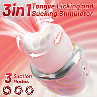 Großhandel MS-S087 3-in-1 Mund-Vibrator Rosenform Zungen-Leck-Klitoris-Stimulator Fabrikpreis OEM ODM