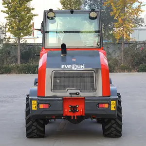 Chinese Everun 1.6Ton Er416t Mini Front End Compact Pay Loader For Varied Work Conditions Mini Dumper Loaders