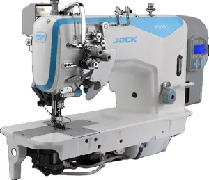 Jack JK-58450 Hoge Snelheid Dubbele Naaldsteek Naaimachine Voor Jeans Maken