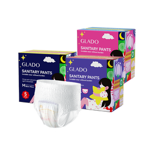 Culottes Menstruelles Jetables Personnalisables Respirantes Ultra Absorbantes Sans Ailes Anti-Fuite, Vente en Gros Articles <span class=keywords><strong>Sanitaires</strong></span> Féminins - Product Image 1