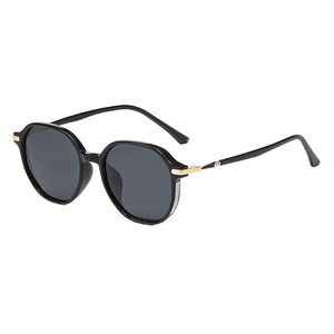 Lunettes de soleil ultra-légères de style coréen InS, à petite monture, avec une touche féminine haut de gamme, protection UV, effet amincissant pour les grands visages, et - Product Image 4