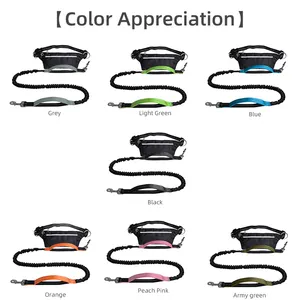 Patented Product Slip Lead Dog Leash No Hands Dog Leash Nylon Pet Retractable Dog Leash