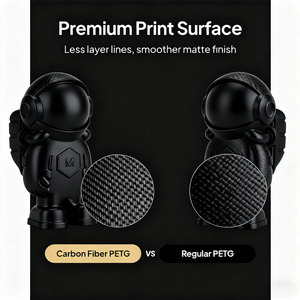 Printroo PETG CF Filament 1.75mm 1kg sợi <span class=keywords><strong>carbon</strong></span> gia cố cường độ cao độ cứng Matte kết thúc PETG Filament cho máy in 3D - Product Image 5