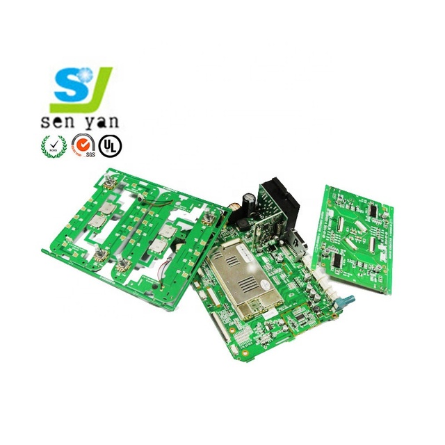Mini Smart Board Monitor Control FR-4 PCB Board with 1-20 Layers Green Solder Mask OEM Supplier Motor Control PCBA Board