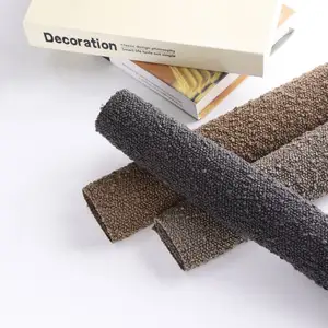 Tejido grueso de lana con textura Popular para el hogar, tejido para sofá, venta al por mayor