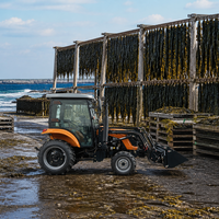 Tracteur 4x4 de 100 CV exceptionnel avec cabine climatisée, système hydraulique robuste et capacité de levage élevée pour les tâches quotidiennes