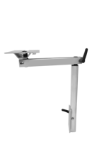 Pied de table en alliage d'aluminium léger, moulage monobloc, rotation, argent de luxe, accessoire d'intérieur pour camping-cars, caravanes, voitures