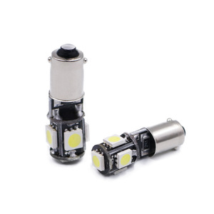 Feux de stationnement LED pour voiture/feux de plaque d'immatriculation BA9S T4W H6W décodeur CANBUS ampoules 5SMD 5050 - Product Image 2
