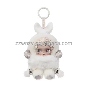 100% chính thức popmart skullpanda l'impressionnisme loạt búp bê sang trọng mù hộp hành động con số búp bê dễ thương con số mặt dây chuyền đồ chơi - Product Image 6