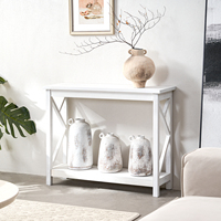 Table centrale latérale moderne pour la décoration intérieure d'hôtel Table console fabricant de gros couloir design en forme de rectangle