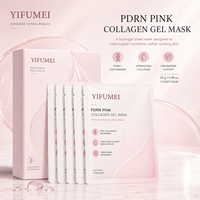 Masque facial en feuille hydratant au collagène, à la niacinamide et au PDRN pour l'éclat et l'hydratation