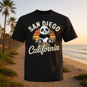 T-shirt vintage San Diego Panda California State, taglia per bambini - Product Image 3