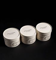 Tube en papier kraft rond personnalisé avec logo pour emballage de sous-vêtements, chaussettes et t-shirts