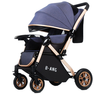 <span class=keywords><strong>Parapluie</strong></span> pliant léger pour poussette de bébé bidirectionnelle absorbant les chocs à quatre roues avec fonction Sit-<span class=keywords><strong>Lie</strong></span> pour enfants - Product Image 2