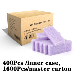 1600 uds/caja al por mayor desechable Mini almohadilla de piedra pómez salón herramientas para el cuidado de los pies piedra de cristal - Product Image 5