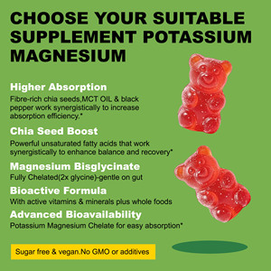 Gummies de potassium et de magnésium en gros pour usines : favorisent l'humeur, la relaxation et soutiennent les os et les muscles avec des suppléments alimentaires - Product Image 5