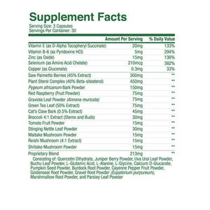 OEM Soutien de la vessie Santé des voies urinaires Supplément à base de plantes Aide à diminuer la pression de la prostate Capsules pour la prostate - Product Image 3