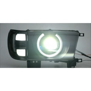 ไฟหน้าวงแหวน LED สีดำคุณภาพสูง LUMA สำหรับรถยนต์ปี 1996-2000 พร้อมชุดเปลี่ยนไฟหน้าด้านหน้า ติดตั้งง่าย - Product Image 5