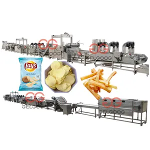 Máquina para hacer patatas fritas, línea de producción automática de patatas