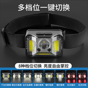 Linterna Frontal LED Recargable, Impermeable, para Pesca al Aire Libre, Cuerpo de Aleación de Aluminio, Luz Blanca - Product Image 5