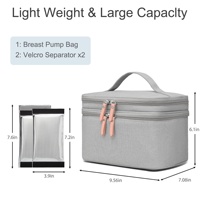 Sac de transport pour tire-lait portable pour mamans actives, compatible avec la plupart des tire-laits, sac de soins mère-enfant, mini pochette pour tire-lait, sac à couches
