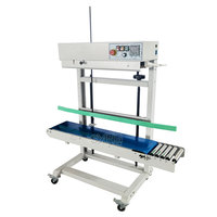 Scelleuse à bande verticale robuste FR1120L pour sachets de riz, aliments pour animaux de compagnie, sacs en plastique, machine de scellage thermique continu