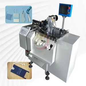 Orme Hang Tag Eyeleting Machine Auto Hang Tag String Machine Tag Voor Kleding Met Satijn