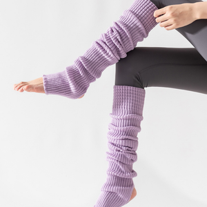 Ensemble <span class=keywords><strong>de</strong></span> chaussettes <span class=keywords><strong>de</strong></span> yoga pour femmes, automne et hiver, protection des genoux et des jambes, équipement <span class=keywords><strong>de</strong></span> protection des genoux antidérapant - Product Image 4
