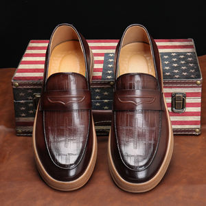 Mens Brands <b>Autumn</b> Wedding Party Men's Formal Oxford Office Luxury Custom Pu Outsole Dress Shoes Loofers Men - Product Image 3