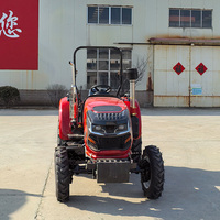 50hp 55hp 60hp 4wd roda multifungsi, Traktor Mini 4 roda 4x4 pertanian