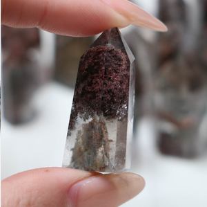 Vente en gros de cristaux naturels polis CrystalHola, quartz fantôme, pointe de 3-4 cm, tendance de la mode, cristal apaisant, décoration pour la maison, le bureau et la chambre - Product Image 5