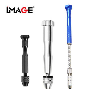 Image <b>Mini</b> <b>Hand</b> Drill Stainless Steel For Bracelet Making Jewelry Drilling Rotary Tool Accessory - Product Image 1