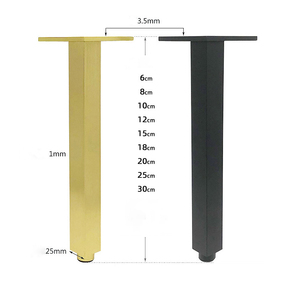 Rattan kanepe çelik ayaklar ayaklar metal mobilya bacaklar donanım vidası kanepe bacakları montaj plakası - Product Image 2