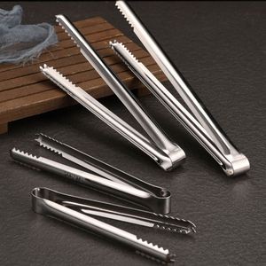 Pinzas de Acero Inoxidable para Hielo, Multiusos, para Barbacoa, Alimentos, Pan, Resistentes al Calor, para Buffet y Repostería - Product Image 2